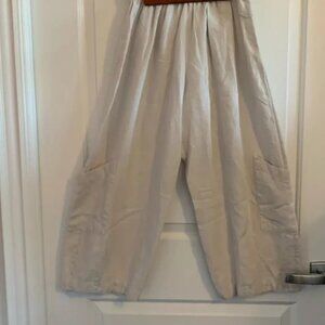 Bryn Walker Linen Beige Casbah Pants